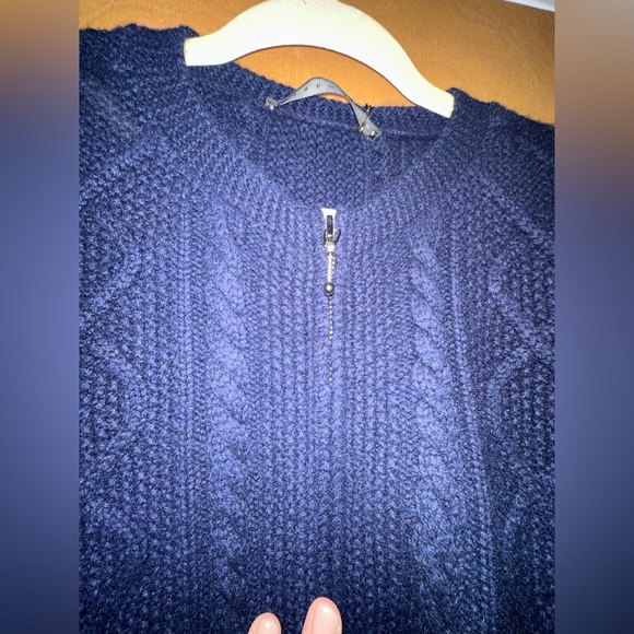 Zip-up Cashmeres Sweater made in Scotland - Picture 2 of 13